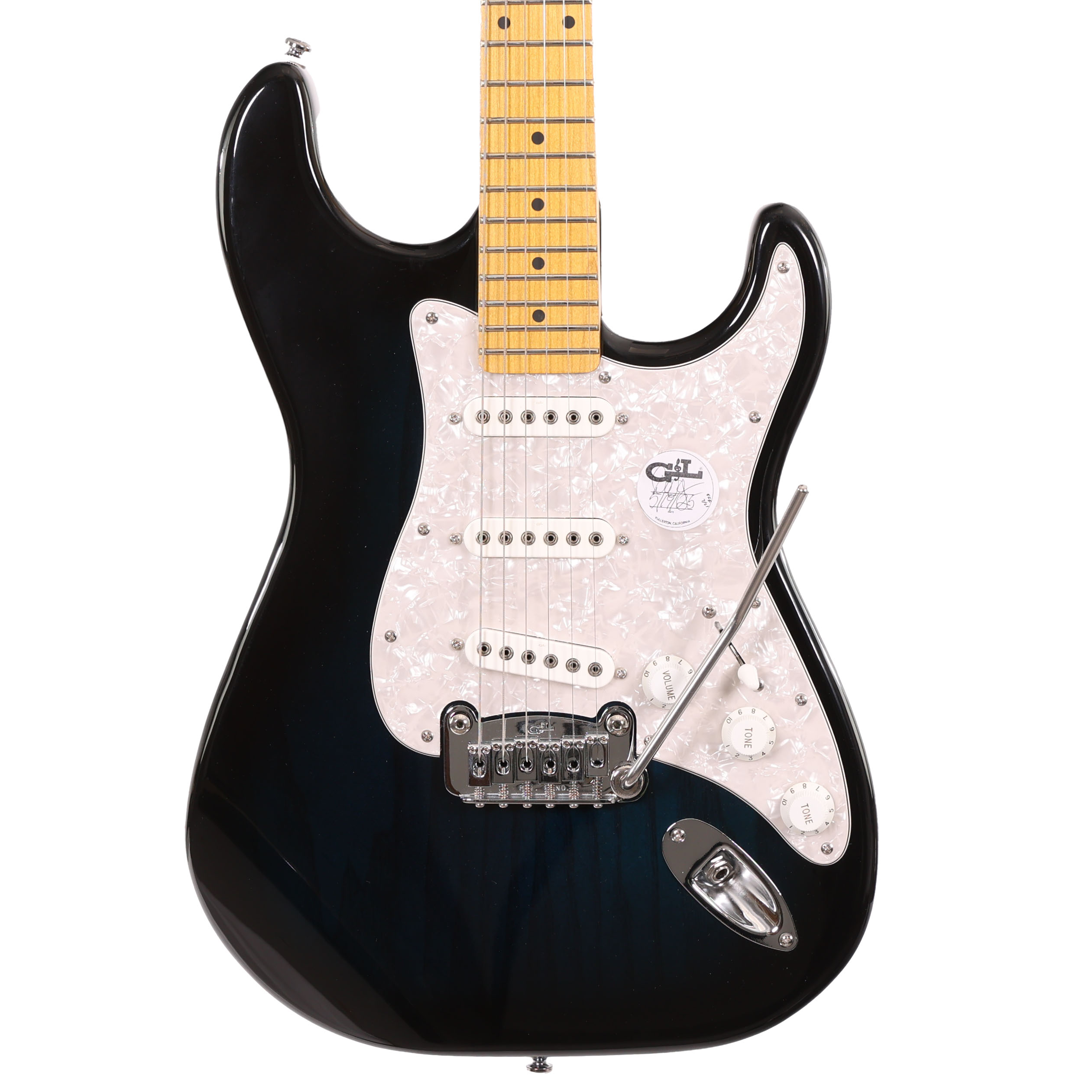B Stock : G&L Tribute S 500 Blueburst Maple Board 001